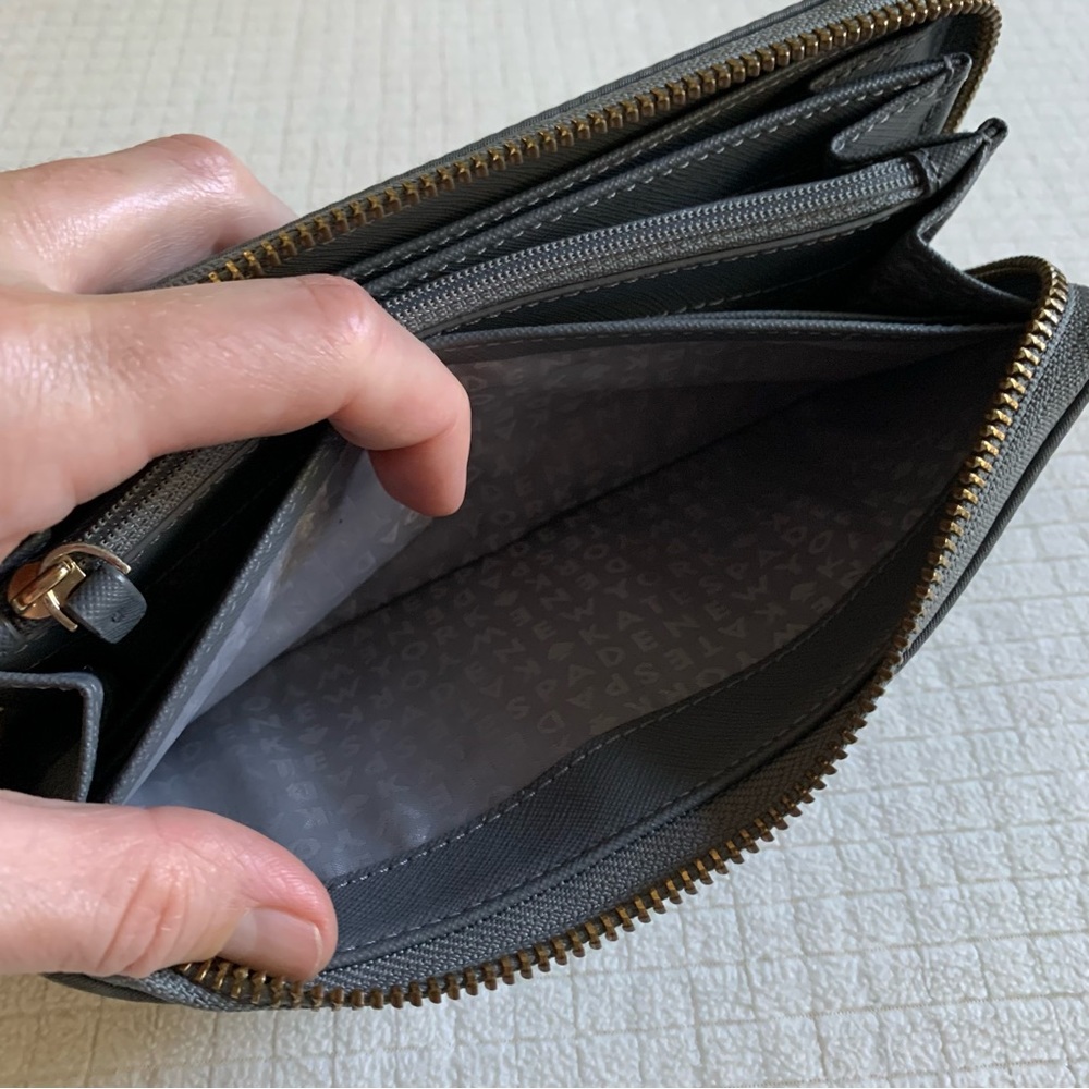 Kate Spade grey wallet - Picture 10 of 16